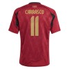 Original Trikotsatz Belgien Carrasco 11 Heimtrikot EURO 2024 Für Kinder